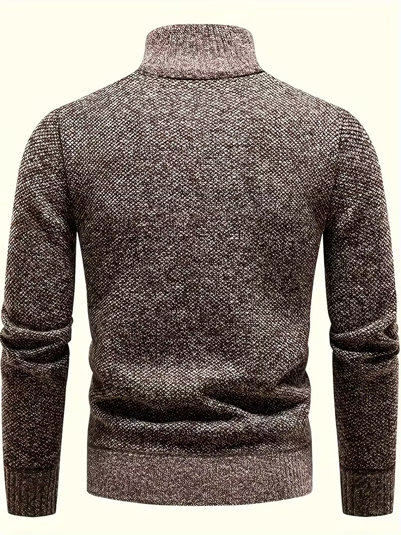 Herre Termisk Fleeceforet Sportstrikket Sweater – Komfort og Funktion i Ét