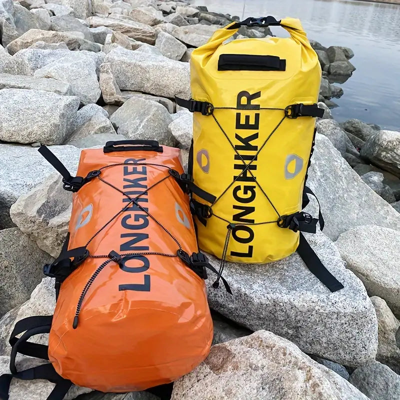 LONGHIKER 30L Vandtæt Tørsekkerygsæk – Robust PVC Dry Bag til Eventyr på Land & Vand