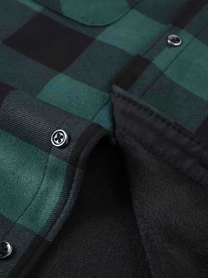 Herre fleece-foret hættetrøje – Afslappet & Sporty