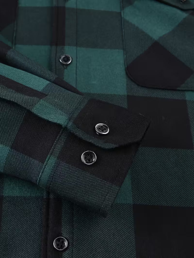 Herre fleece-foret hættetrøje – Afslappet & Sporty