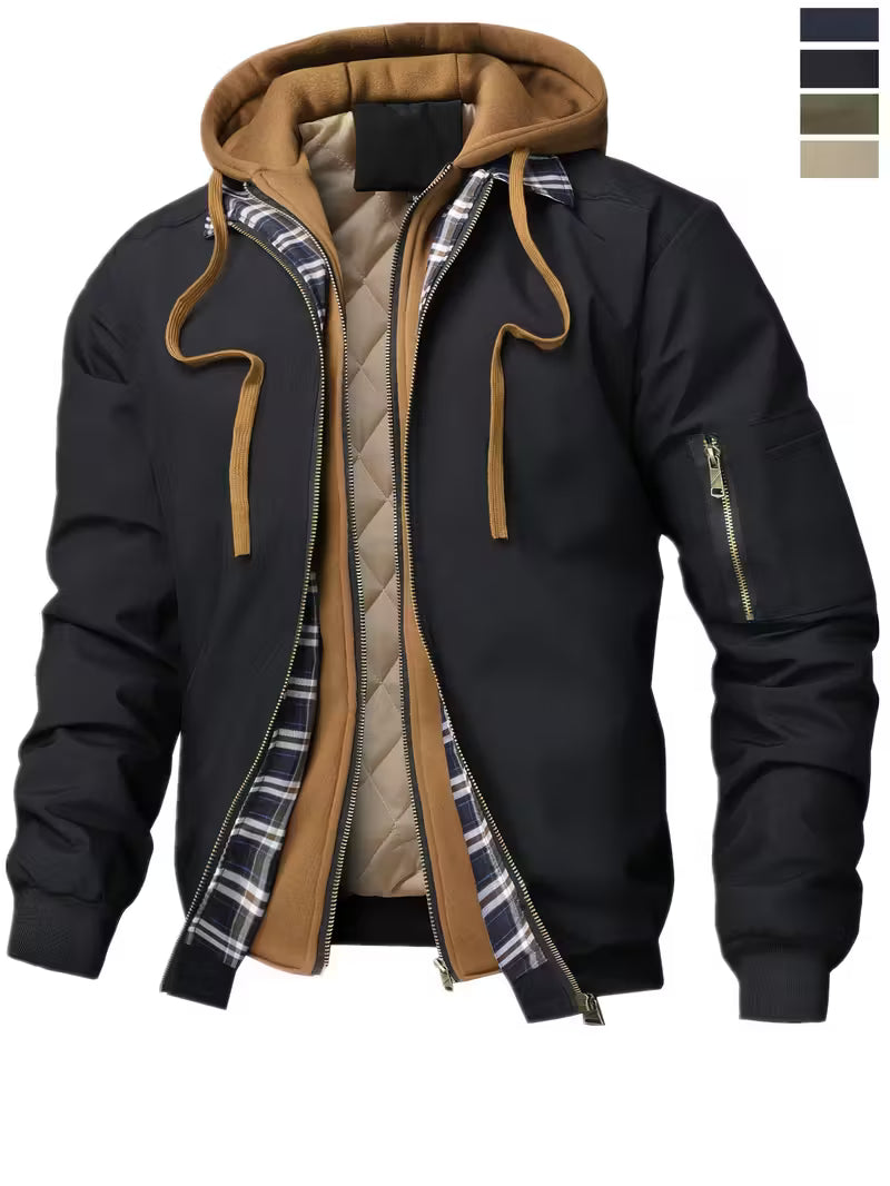 Herre Heavyweight Bomberjakke – Robust, Varm og Stilfuld