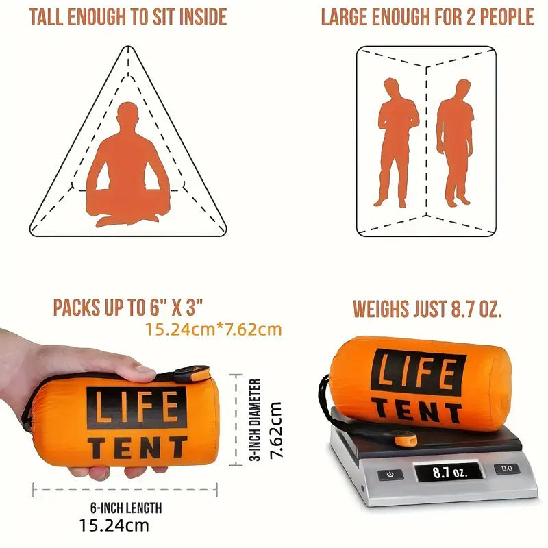 Livstent Overlevelseshytte – Din tryghed i al slags vejr