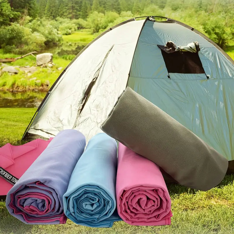 EverPath Rejsehåndklæder – 3 stk. hurtigtørrende sæt med taske