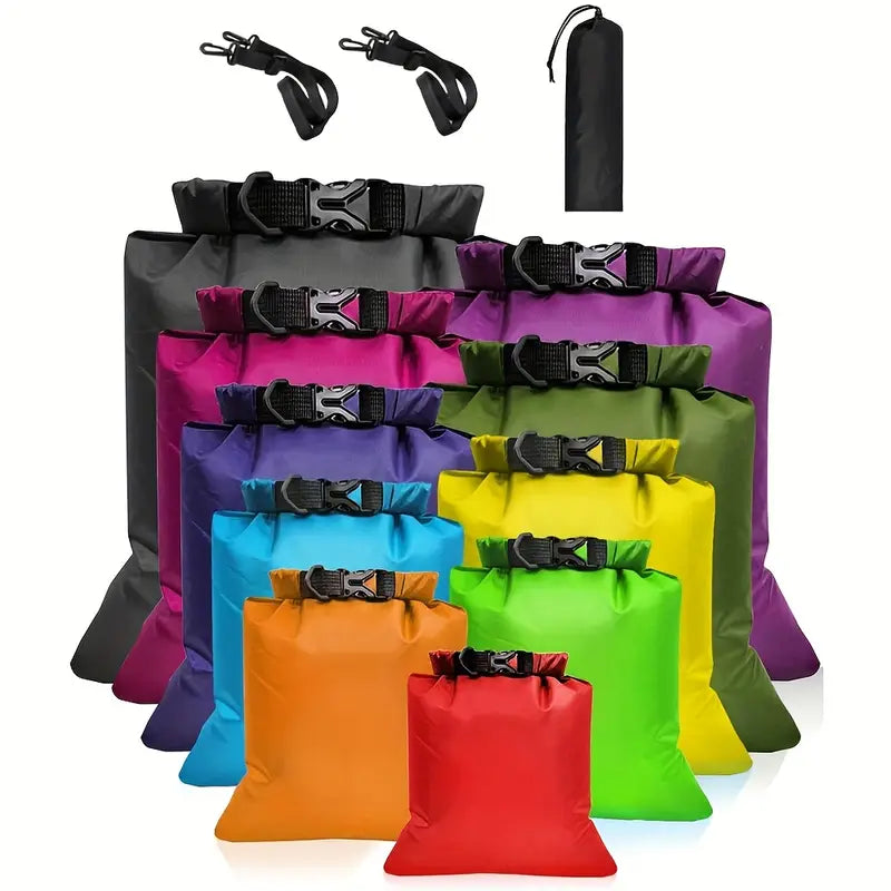 10 stk. Udendørs Opbevaringspose Sæt – Ultralette & Holdbare