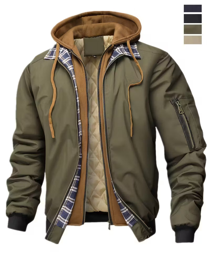 Herre Heavyweight Bomberjakke – Robust, Varm og Stilfuld