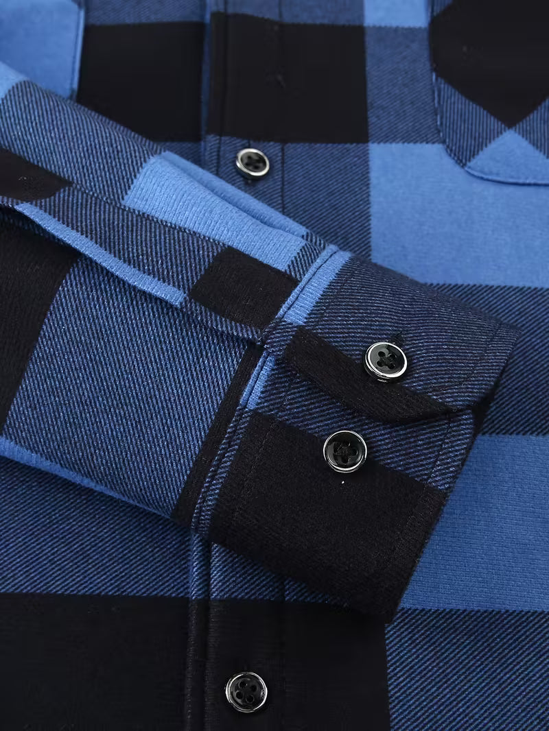 Herre fleece-foret hættetrøje – Afslappet & Sporty