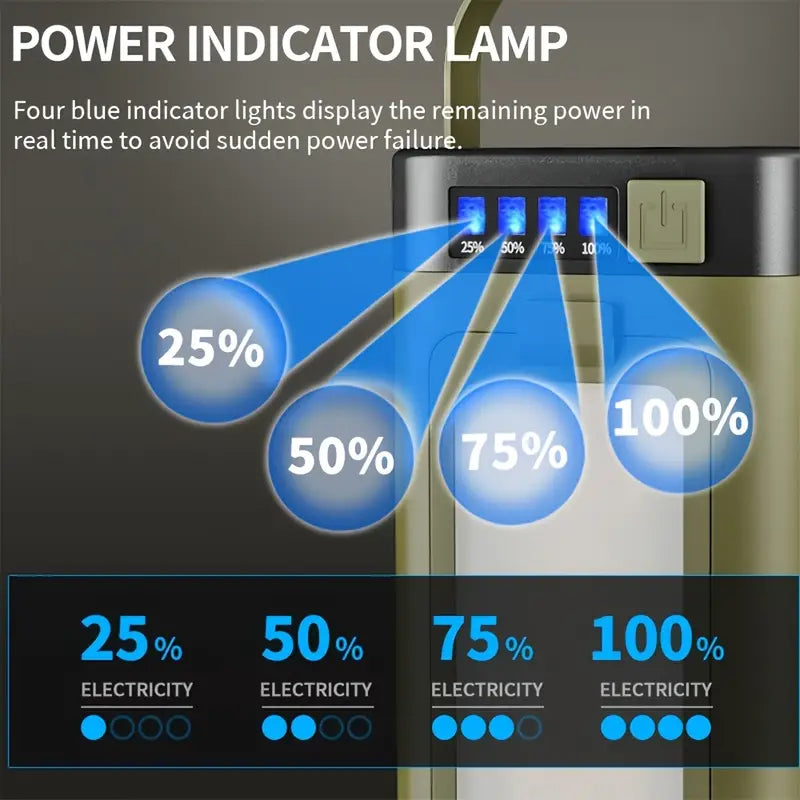 Genopladelig Solcelle-lanterne