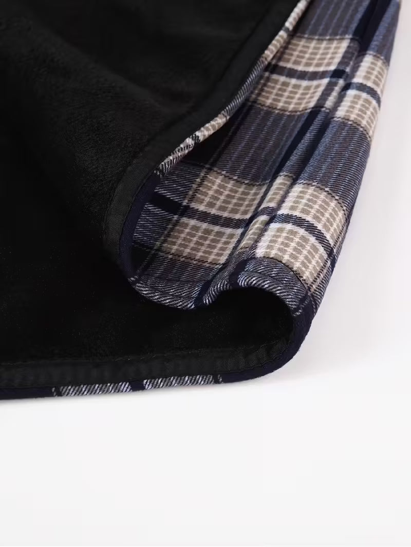 Herre fleece-foret hættetrøje – Afslappet & Sporty