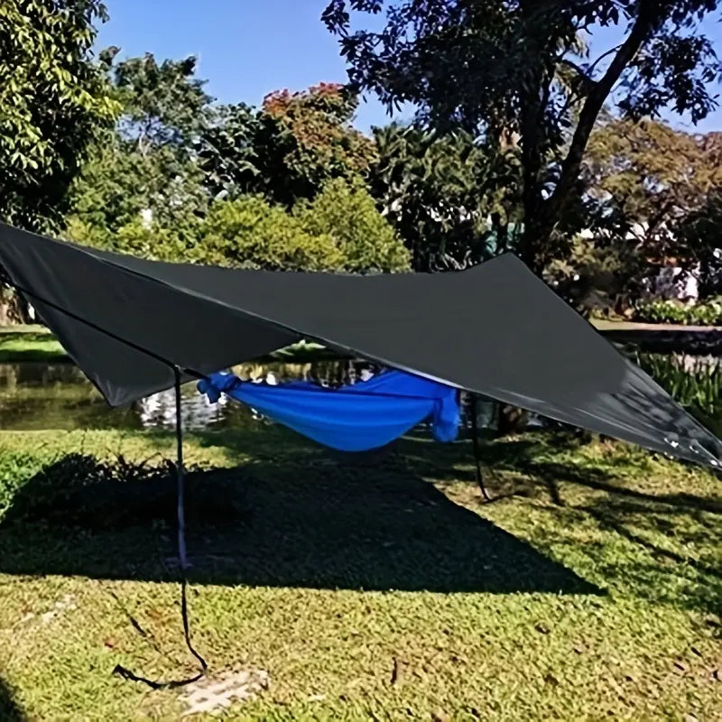 114"x114" Camping Hammock Tarp – Letvægts Solsejl & Tilflugtssted