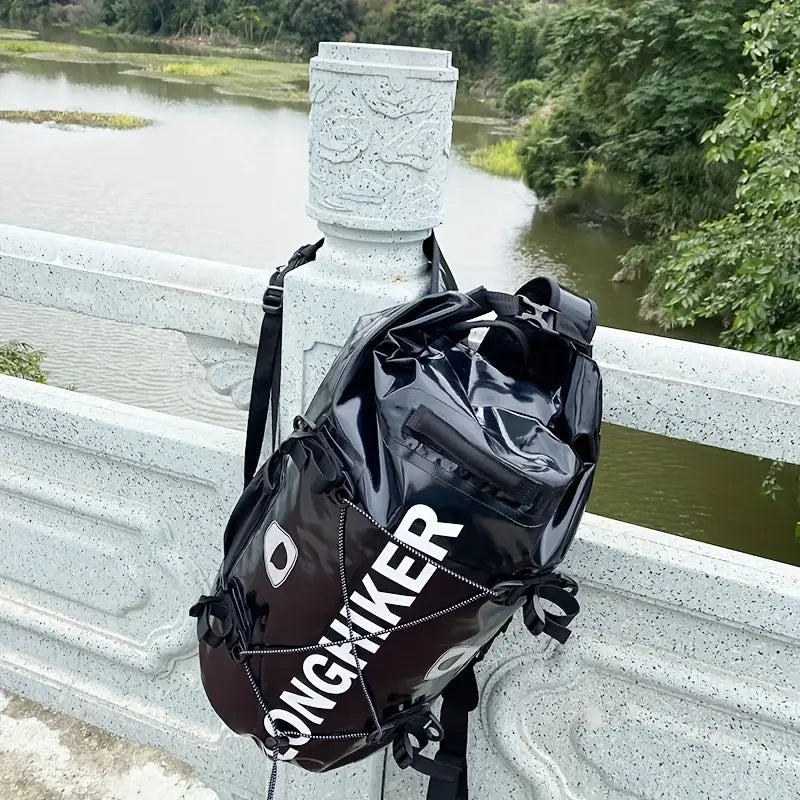 LONGHIKER 30L Vandtæt Tørsekkerygsæk – Robust PVC Dry Bag til Eventyr på Land & Vand