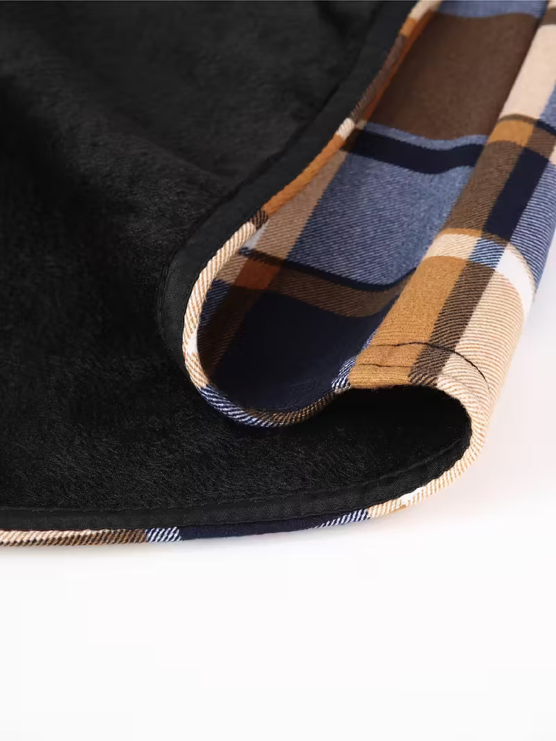 Herre fleece-foret hættetrøje – Afslappet & Sporty