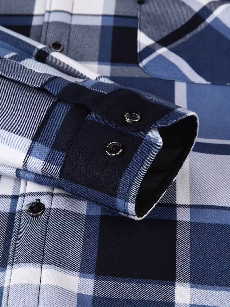 Herre fleece-foret hættetrøje – Afslappet & Sporty