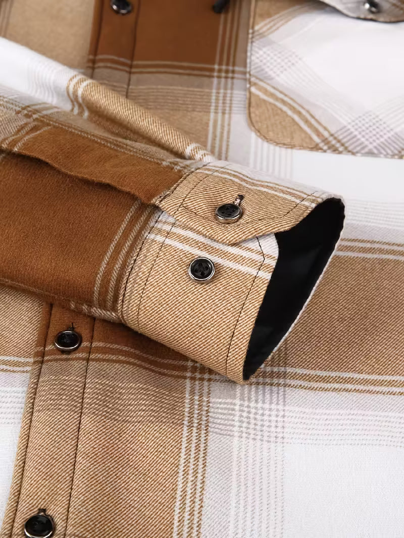 Herre fleece-foret hættetrøje – Afslappet & Sporty