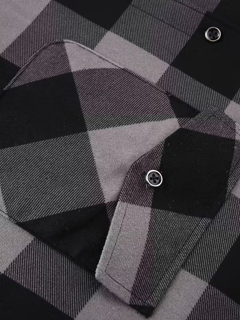 Herre fleece-foret hættetrøje – Afslappet & Sporty