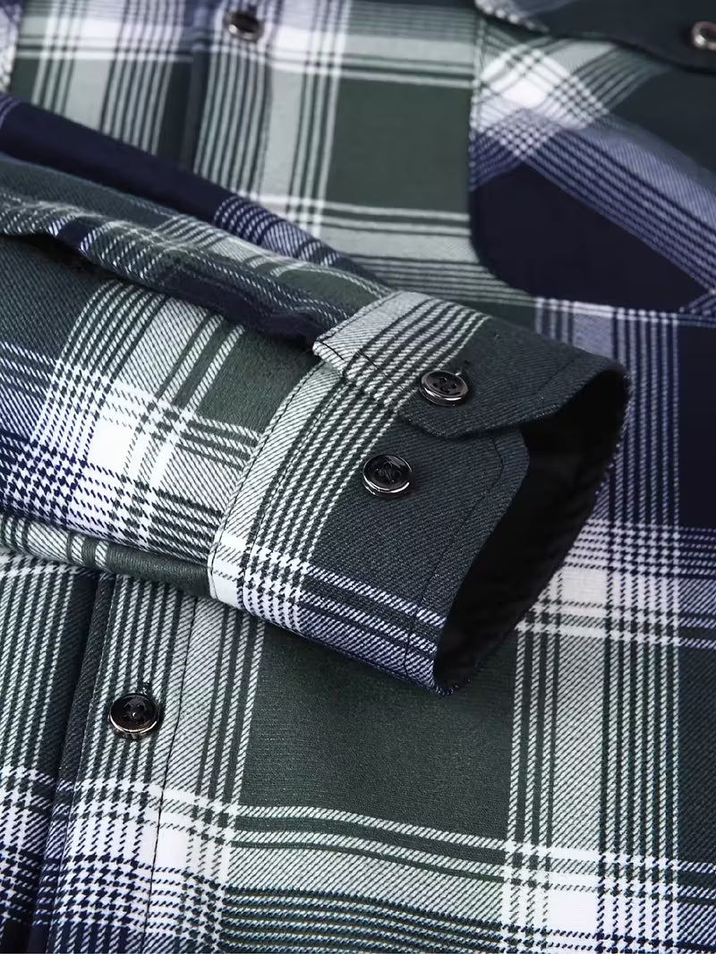 Herre fleece-foret hættetrøje – Afslappet & Sporty