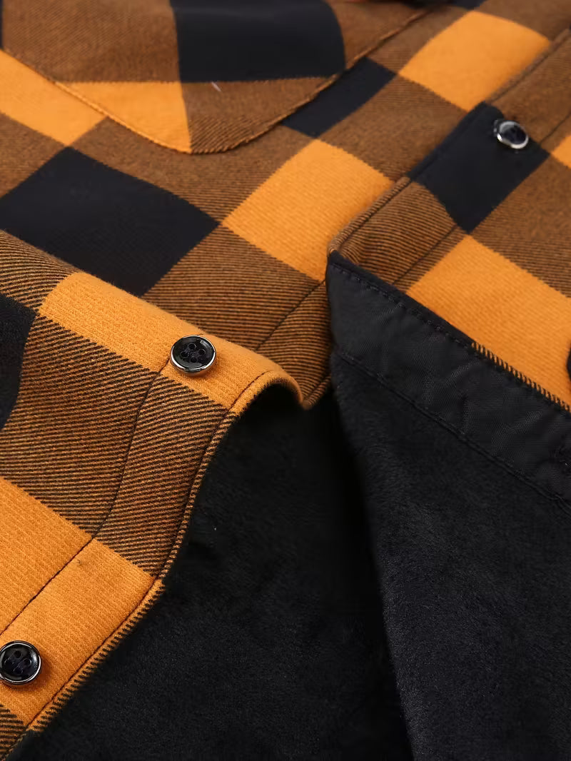 Herre fleece-foret hættetrøje – Afslappet & Sporty