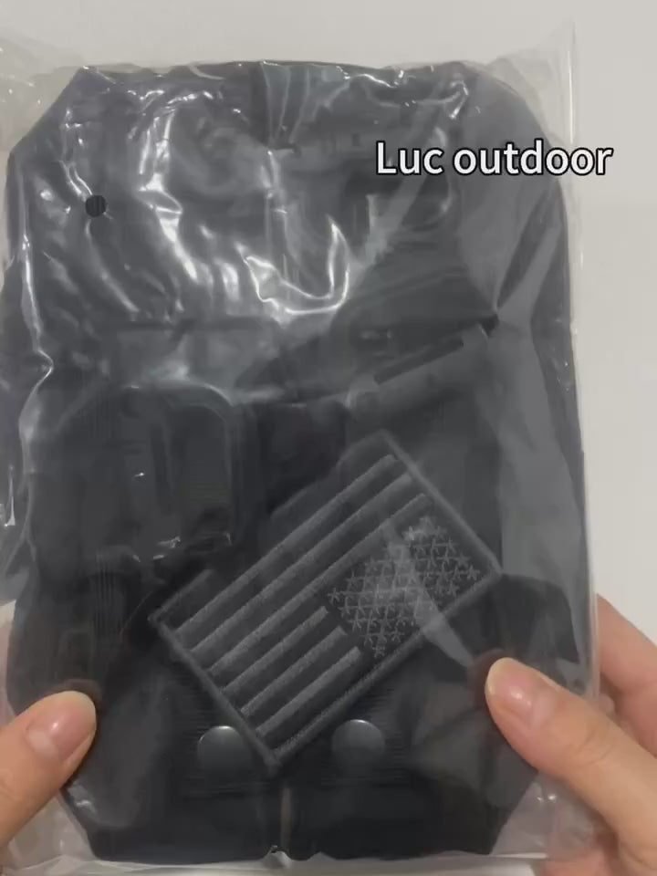 3-pakke MOLLE Lommevæsker m. Vandflaskeholder