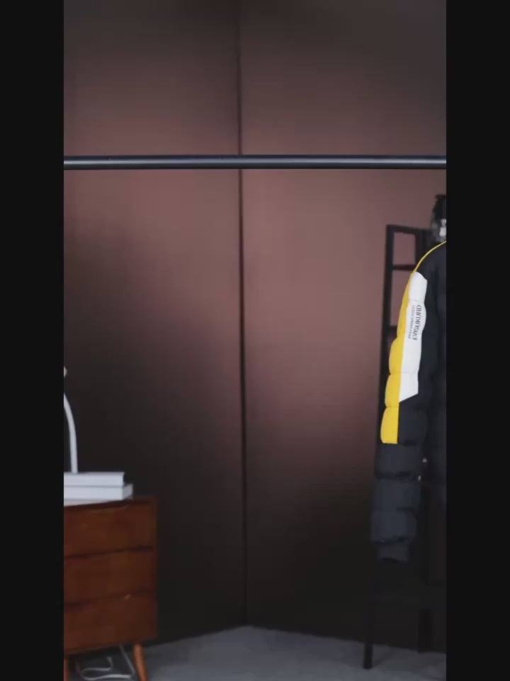 Herre Dobbelt-sided Vinterjakke med Hætte – Varm Fleece &amp; Casual Stil