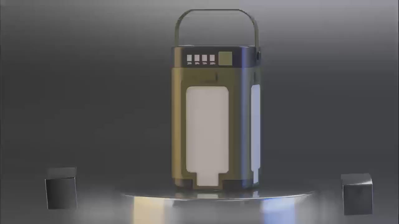 Genopladelig Solcelle-lanterne